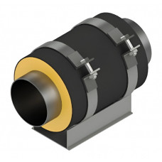 Опора скользящая для прокладки в футляре трубы ППУ 20х140х182,5х377х106,5х340 мм