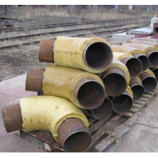 Отвод в ППМ изоляции (ППМИ) 42,3х3,6х140х48,85х298 мм ГОСТ Р 56227-2017