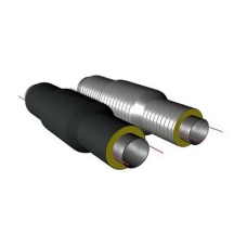 Сильфонный компенсатор односекционный ППУ ПЭ тип 1 1,6 МПа Ст20 AISI 321 32х3х25 мм ГОСТ 8732-78
